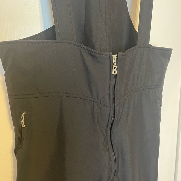 Vintage BOGNER Women's Insulated Black Pants with Bib Ski Snow - Picture 2 of 7